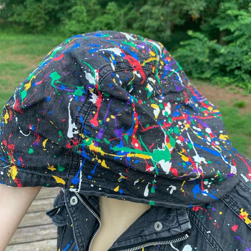 Hand Splatter-Painted Jacket! - Picture 12 of 16